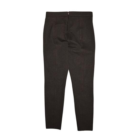 J.CREW $118 Charcoal Gray Ponte Stretch Pixie Skinny Ankle Pant‎ Medium - Picture 1 of 3